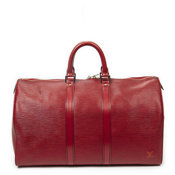 Louis Vuitton Keepall Black Stitching 45 - Picture 1 of 10